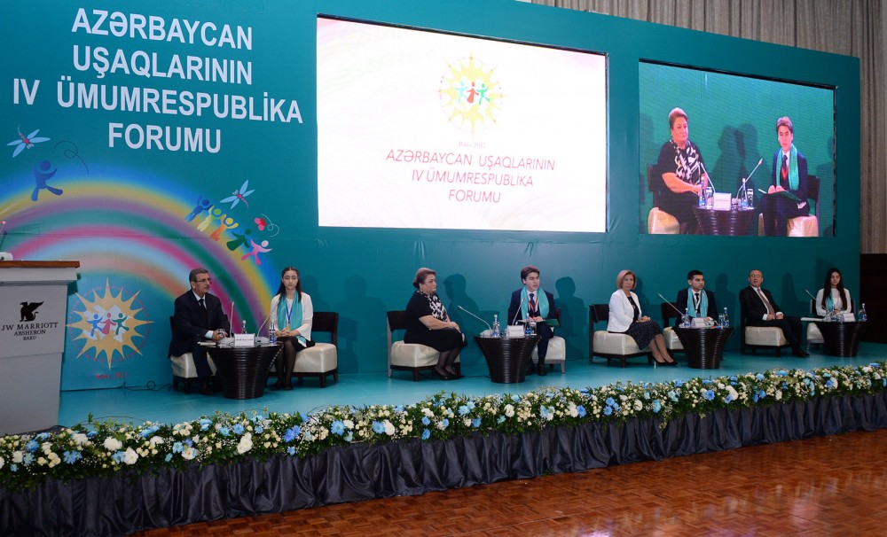 Azərbaycan Uşaqlarının IV Ümumrespublika Forumu keçirildi