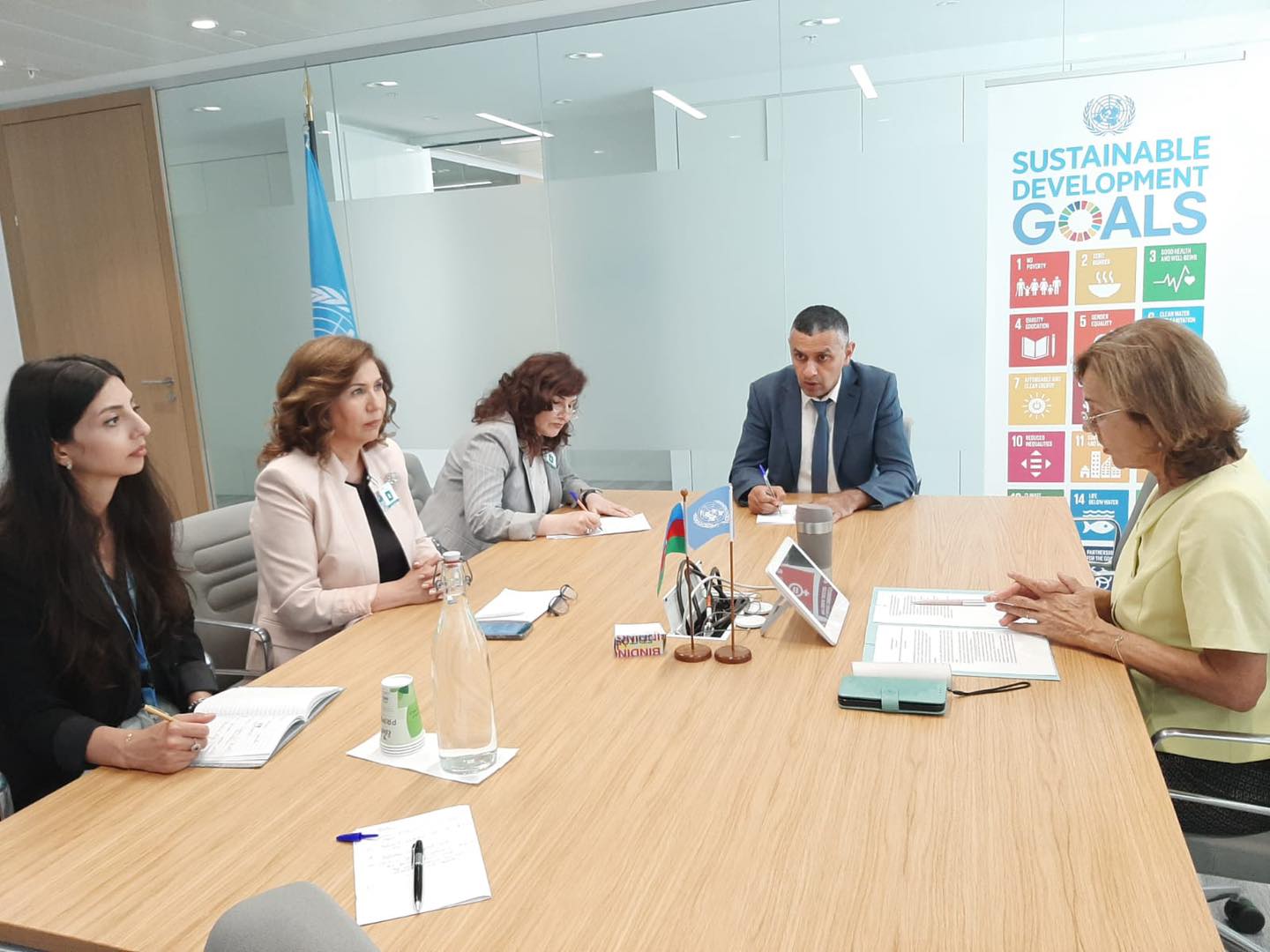Bahar Muradova met with Executive Secretary of the United Nations Economic Commission for Europe Olga Algayerova in Geneva