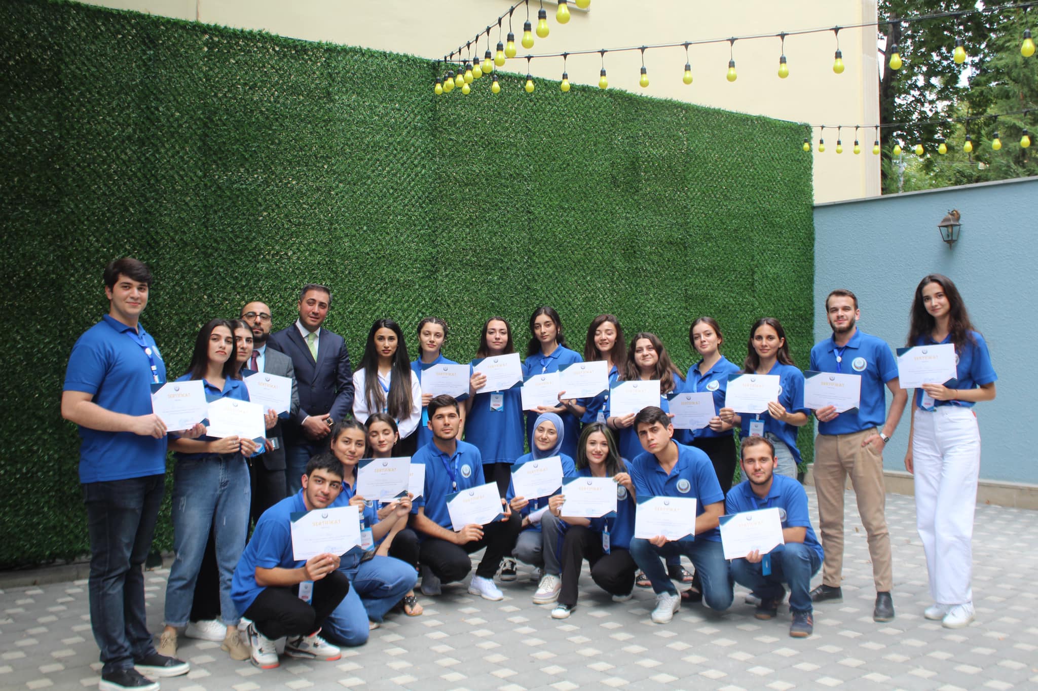 The award ceremony was held for the participants of the Summer Training Program 